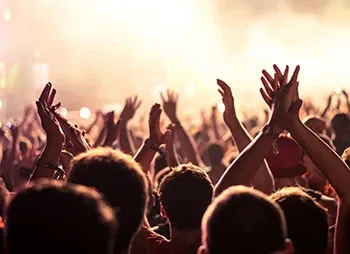 Festival Organiser Insurance - Picture of a group of people at a festival